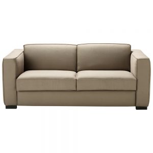 3 seater cotton sofa bed in taupe, MySmallSpace UK