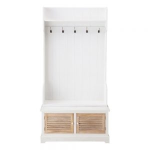wooden-hallway-unit-with-5-hooks-white-w-96-cm-1000-14-16-132733_1