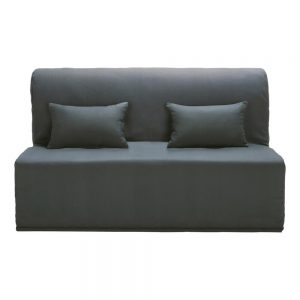 Cotton Z-bed cover in slate grey, MySmallSpace UK