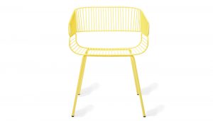 Petite Friture Trame Outdoor Chair Yellow, MySmallSpace UK