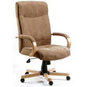 Guildford Suede effect executive Armchair, MySmallSpace UK