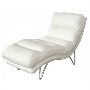 Portofino White Lounger Chaise, MySmallSpace UK