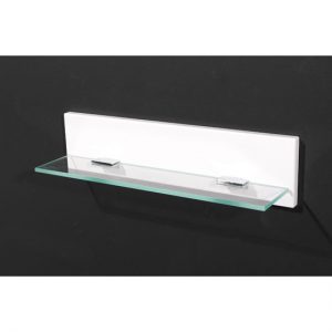 Liquid High Gloss Small Wall Mounted Bathroom Shelf, MySmallSpace UK