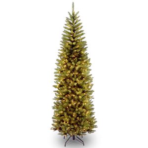 National Tree Company Kingswood Fir 250-LED Christmas Tree &#8211; 6.5ft, MySmallSpace UK