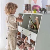 Vox Tuli Bookcase & Toy Storage in Pastel Green