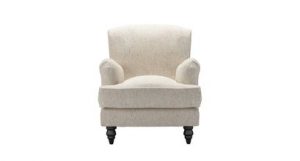 Small Snowdrop Armchair in Speckle Smokey Quartz