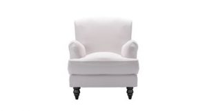 Small Snowdrop Armchair in Ola Victor Oyster Pink