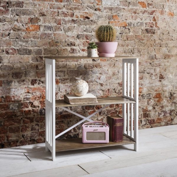 canterbury-bookshelf-with-3-shelves-in-dark-pine-and-white-p861-5612_image