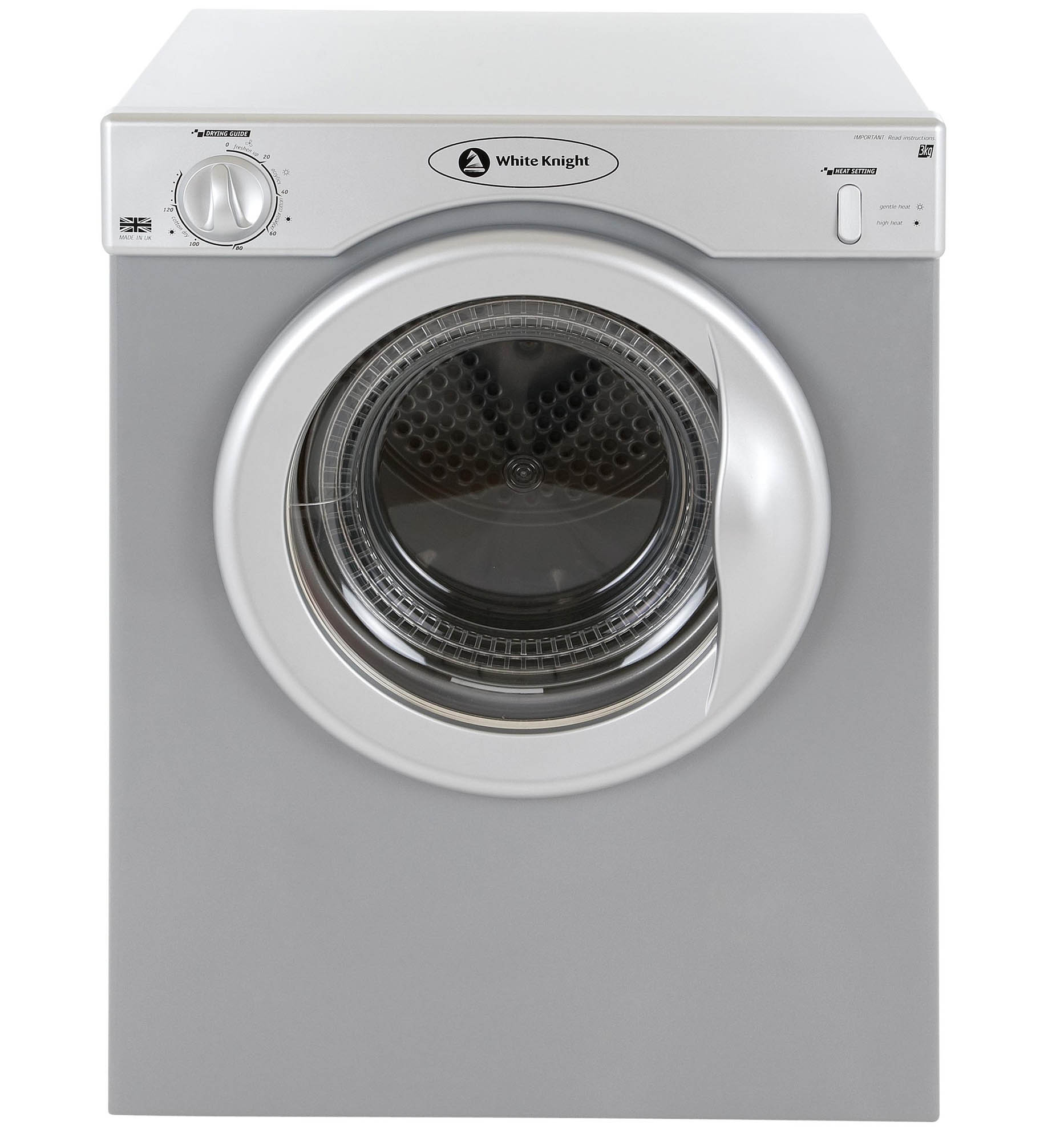 White White Knight C39AW 3.5kg Freestanding Vented Tumble Dryer 