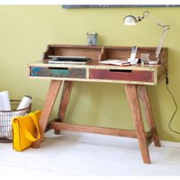 Reclaimed Wood Office Study Desk
