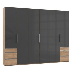 lloyd-tall-6-doors-wardrobe-gloss-grey-planked-oak