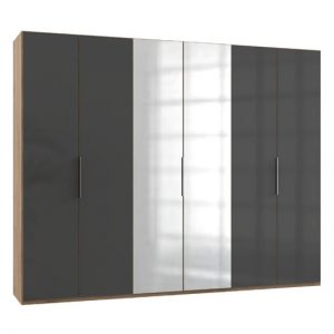 lloyd-tall-mirror-wardrobe-gloss-grey-planked-oak-6-doors