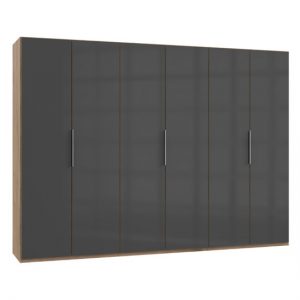 lloyd-wooden-wardrobe-gloss-grey-planked-oak-6-doors