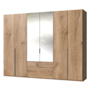 new-york-mirrored-6-doors-wardrobe-planked-oak