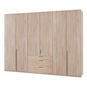 new-york-tall-wooden-6-doors-wardrobe-oak
