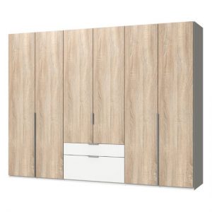 new-york-wooden-6-doors-wardrobe-oak-white