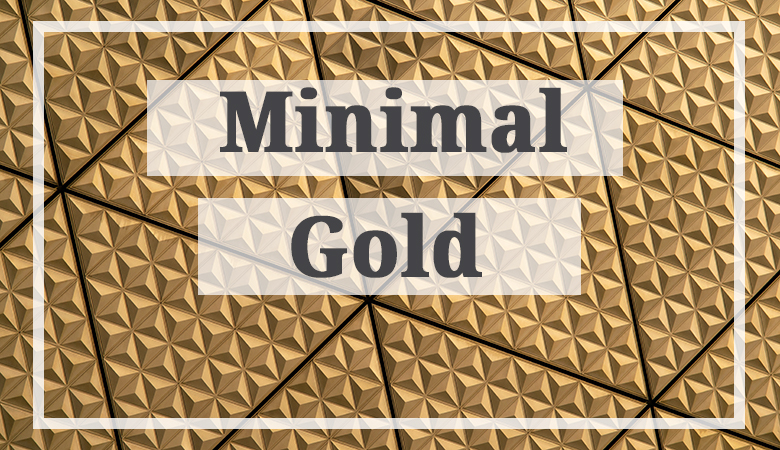 minimal gold bedroom ideas