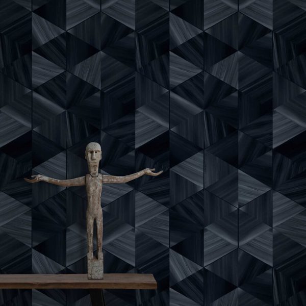 Feathr-MarbleHexagon-SlateNoire-Wallpaper-CuriousEgg