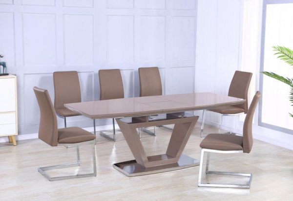 brandi-cappuccino-high-gloss-extending-dining-table-with-stainless-steel-base-product-google-base