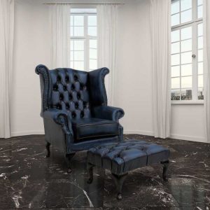 chesterfield-offer-queen-anne-high-back-wing-chair-antique-blue-leather-footstool-product-google-base