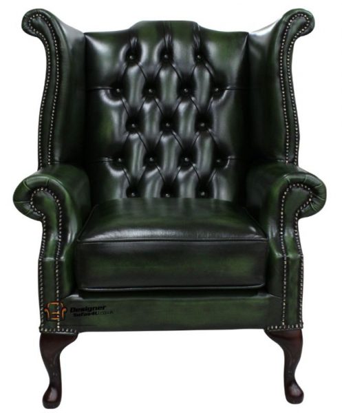 chesterfield-queen-anne-wing-chair-antique-green-leather-product-google-base