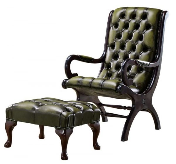 chesterfield-slipper-stand-armchair-footstool-antique-olive-leather-product-google-base