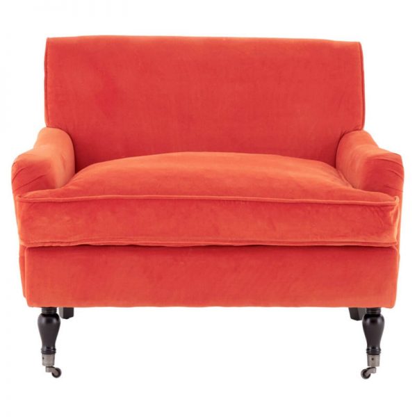 gus-orange-plush-velvet-armchair-with-front-caster-wheels-legs-product-google-base