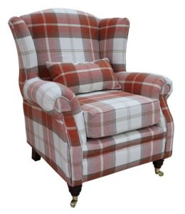 wing-chair-fireside-balmoral-burnt-orange-check-product-google-base