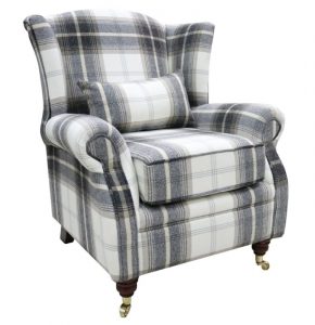 wing-chair-fireside-high-back-armchair-balmoral-charcoal-check-fabric-product-google-base