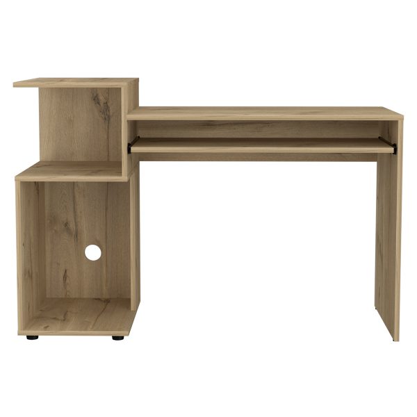 Core Products Brooklyn Home Office Desk with Low Shelving Unit (Left Side), MySmallSpace UK