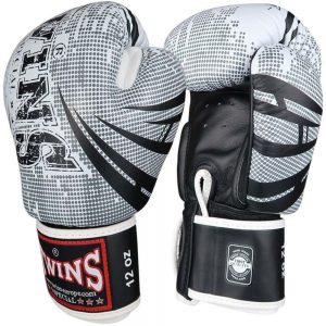 Twins Signature Boxing Gloves Blakc Grey