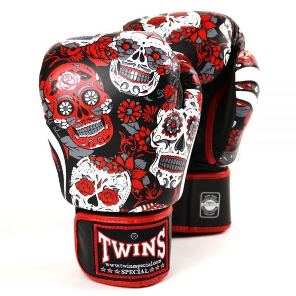 Twins Skull Boxing Gloves Set