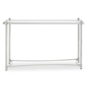 orion-clear-glass-top-console-table-silver-metal-frame