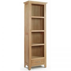 camberley-oak-small-bookcase-with-bottom-drawer-L-18385766-32998735_1