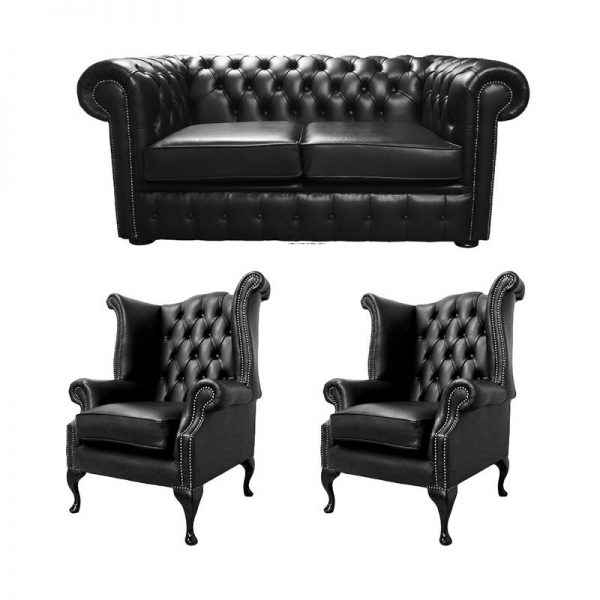 chesterfield-2-seater-sofa-2-x-queen-anne-chairs-old-english-black-leather-sofa-offer-L-8239350-15616569_1