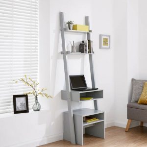 grey-ladder-modern-3-tier-computer-study-desk-with-bookcase-shelves-and-stool-L-19265183-36857390_1