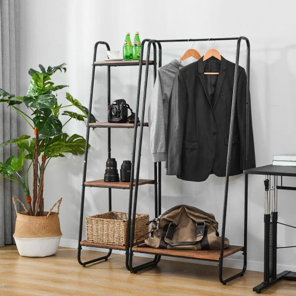 heavy-duty-clothes-rail-metal-coat-stands-with-shoe-rack-storage-cabinet-wardrobe-4-tiers-ladder-bookshelf-shelving-unit-vintage-wood-L-16257074-30987377_1