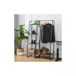 heavy-duty-clothes-rail-metal-coat-stands-with-shoe-rack-storage-cabinet-wardrobe-4-tiers-ladder-bookshelf-shelving-unit-vintage-wood-L-16659315-30316184_1