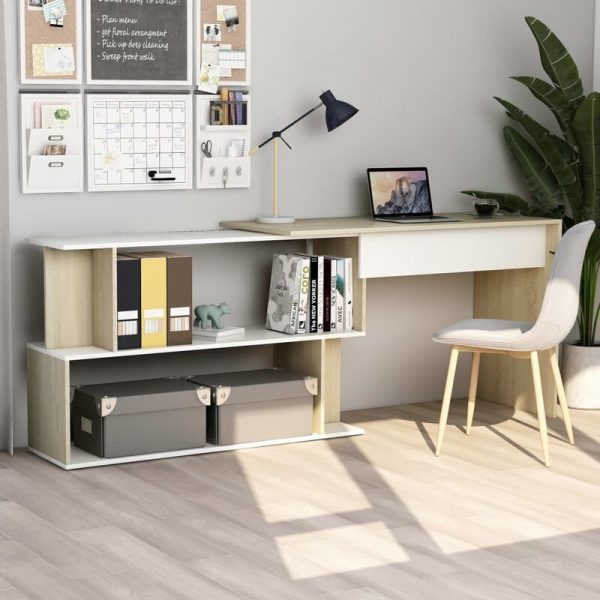 hommoo-corner-desk-white-and-sonoma-oak-200x50x76-cm-chipboard-L-12439931-25088500_1