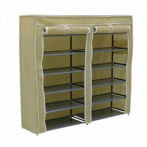 oypla-6-tier-36-pair-double-cream-canvas-shoe-rack-cabinet-storage-organiser-L-10675773-30096869_1