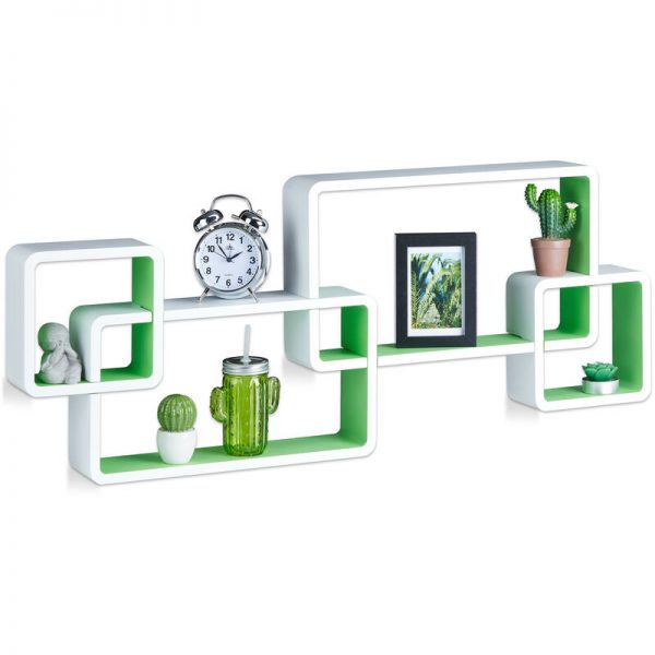 relaxdays-cube-floating-shelves-wall-mount-irregular-design-mdf-bookcase-hwd-42x104x10cm-white-green-L-4389122-31831442_1