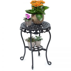 relaxdays-flower-stand-round-cast-iron-flower-table-size-medium-41-x-30-x-30-cm-with-2-surfaces-side-table-for-flowers-and-deco-in-home-or-garden-stand-for-plants-black-L-4389122-32025676_1