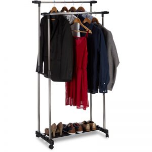 relaxdays-garment-rack-with-2-clothes-rails-on-wheels-adjustable-hwd-162x150x48-cm-silver-black-L-4389122-16119763_1