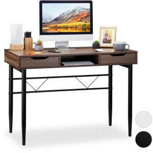 relaxdays-writing-desk-with-drawers-compartment-modern-metal-frame-office-desk-hwd-77x110x55-cm-brown-black-L-4389122-31797185_1