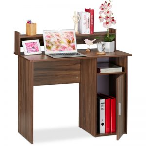 relaxdays-writing-desk-with-storage-space-side-compartment-shelving-compact-hwd-96-x-100-x-50-cm-brown-L-4389122-31796907_1