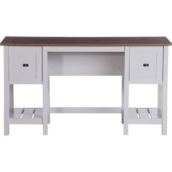 Teknik Shaker Desk &#8211; Soft White, MySmallSpace UK