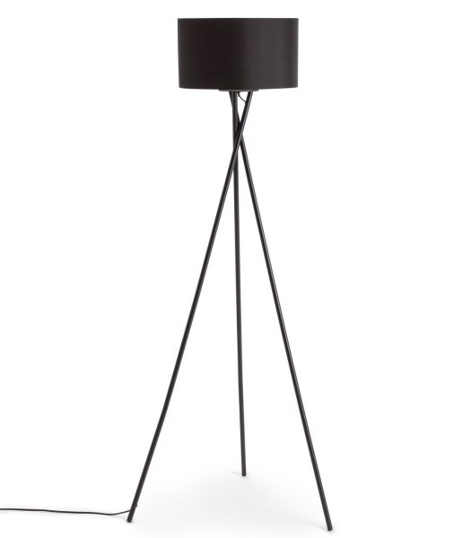 Habitat Matt Tripod Floor Lamp &#8211; Black, MySmallSpace UK
