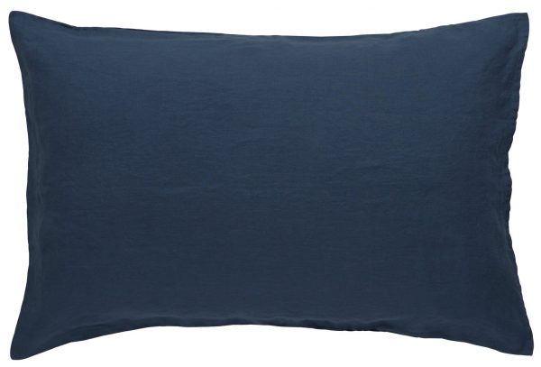 Habitat Linen Standard Pillowcase Pair &#8211; Petrol Blue, MySmallSpace UK
