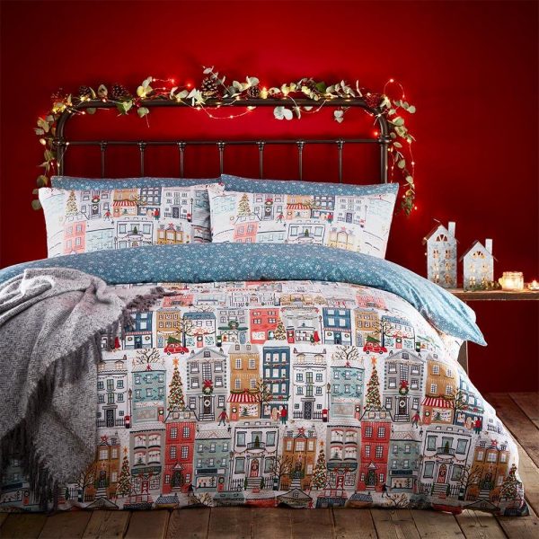 Furn Festive Town Christmas Bedding Set &#8211; Double, MySmallSpace UK