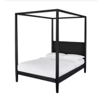 Habitat Blissford Four Poster Double Bed Frame - Black